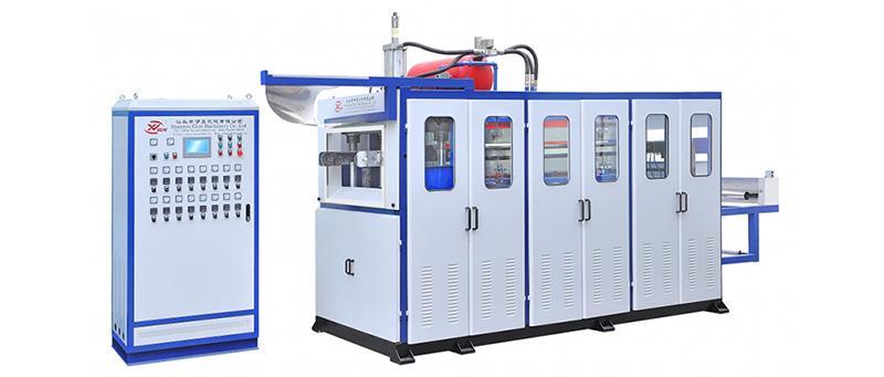 Máquina de termoformado de vasos y tazones descartables de plástico CMM750-520